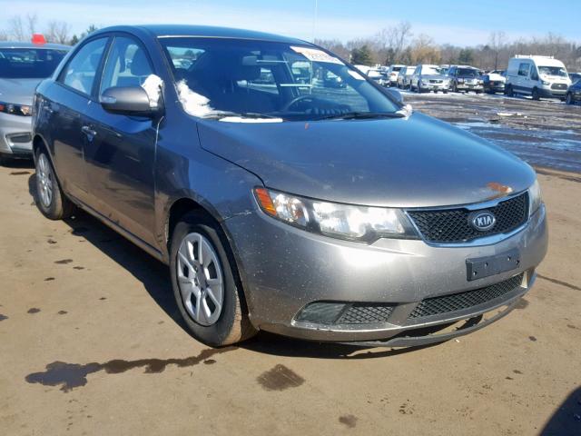 KNAFU4A25A5168305 - 2010 KIA FORTE EX GRAY photo 1