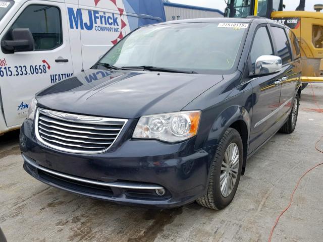 2C4RC1CG5DR769750 - 2013 CHRYSLER TOWN & COU BLACK photo 2