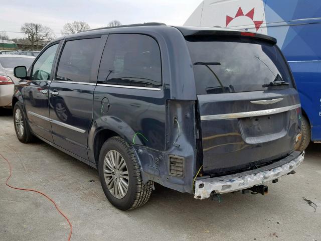 2C4RC1CG5DR769750 - 2013 CHRYSLER TOWN & COU BLACK photo 3