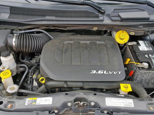 2C4RC1CG5DR769750 - 2013 CHRYSLER TOWN & COU BLACK photo 7