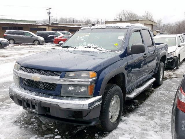 1GCDT136248137091 - 2004 CHEVROLET COLORADO BLUE photo 2