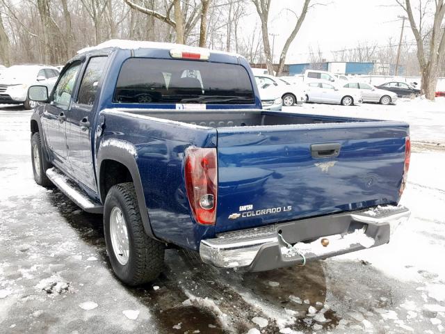 1GCDT136248137091 - 2004 CHEVROLET COLORADO BLUE photo 3