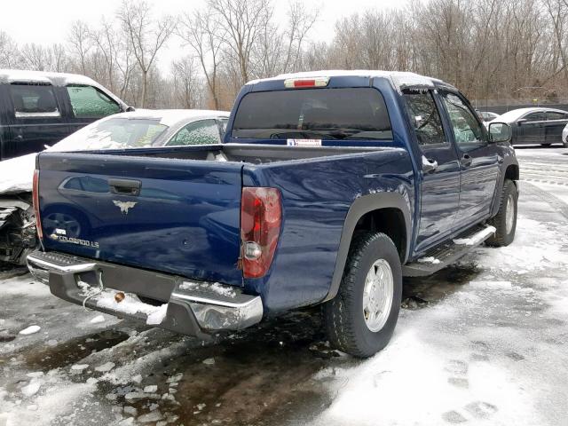 1GCDT136248137091 - 2004 CHEVROLET COLORADO BLUE photo 4