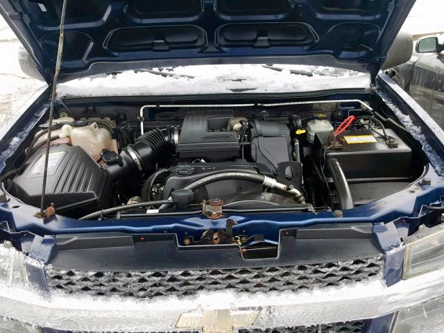 1GCDT136248137091 - 2004 CHEVROLET COLORADO BLUE photo 7