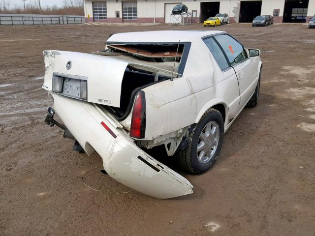 1G6ET12981B107451 - 2001 CADILLAC ELDORADO T WHITE photo 4