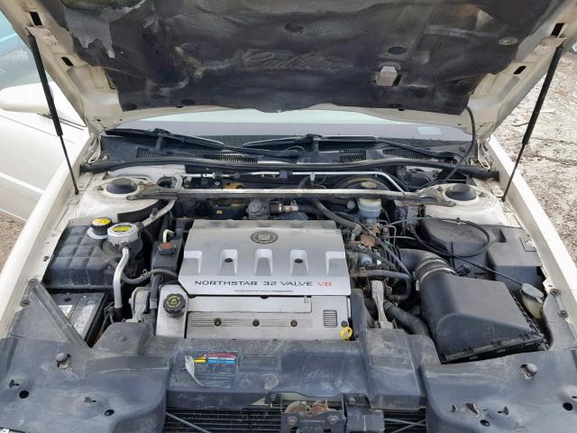 1G6ET12981B107451 - 2001 CADILLAC ELDORADO T WHITE photo 7