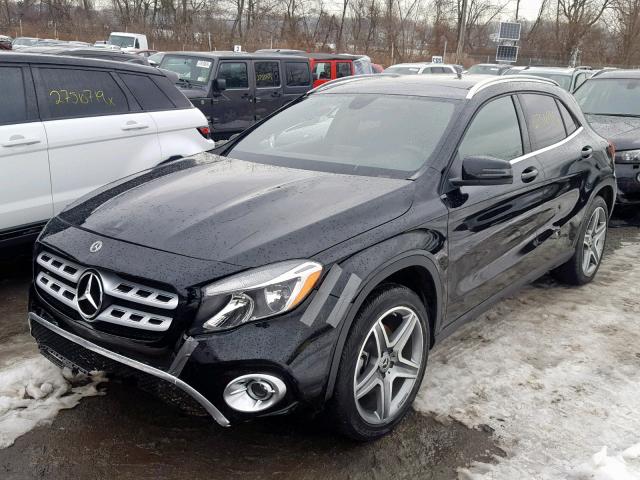 WDCTG4GB5KJ548431 - 2019 MERCEDES-BENZ GLA 250 4M BLACK photo 2