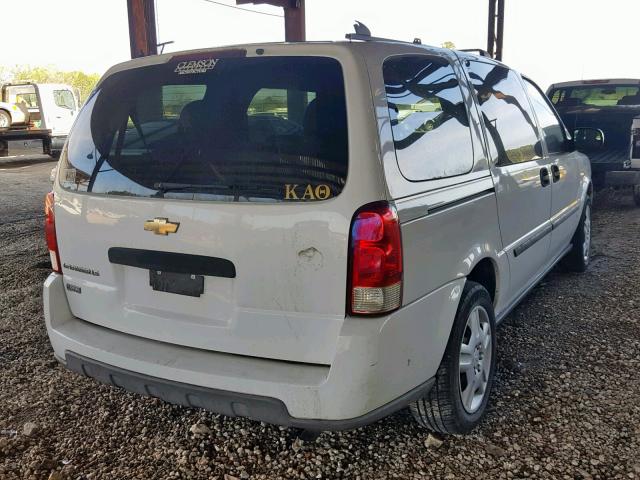 1GNDV23W28D132719 - 2008 CHEVROLET UPLANDER L თეთრი ფოტო 4