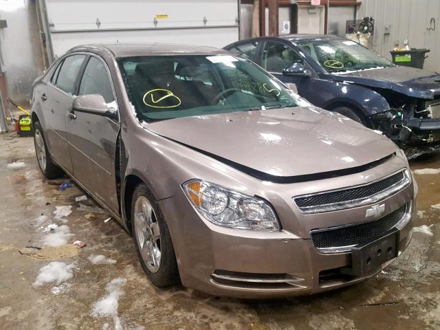 1G1ZC5EB8AF252592 - 2010 CHEVROLET MALIBU 1LT TAN photo 1