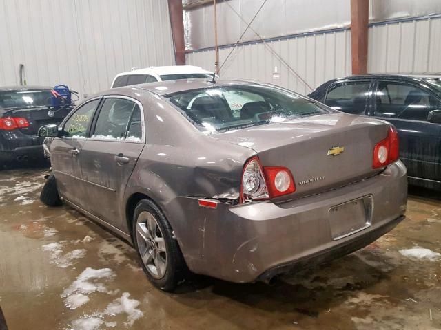 1G1ZC5EB8AF252592 - 2010 CHEVROLET MALIBU 1LT TAN photo 3