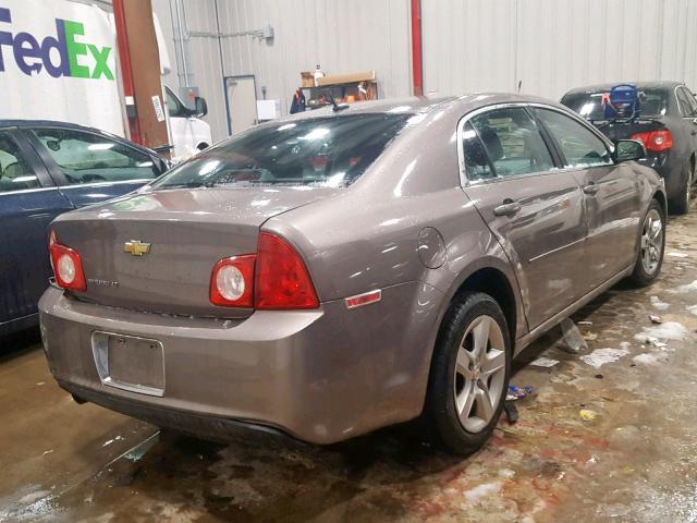 1G1ZC5EB8AF252592 - 2010 CHEVROLET MALIBU 1LT TAN photo 4