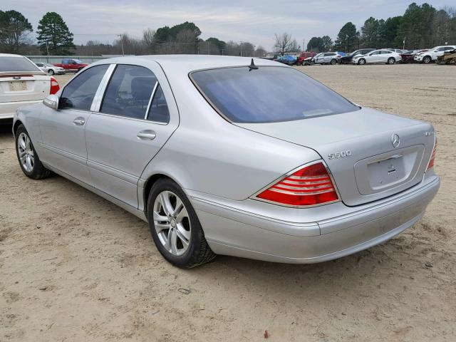 WDBNG83J83A331037 - 2003 MERCEDES-BENZ S 430 4MAT SILVER photo 3