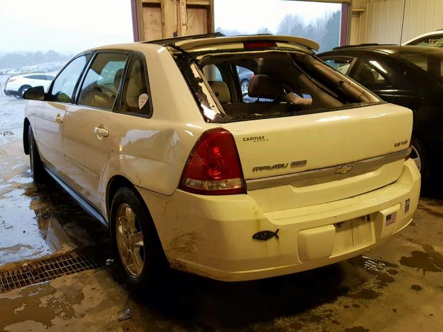 1G1ZT62875F325021 - 2005 CHEVROLET MALIBU MAX 白色 照片 3