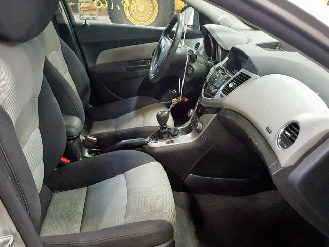 1G1PD5SHXC7281389 - 2012 CHEVROLET CRUZE LS SILVER photo 5