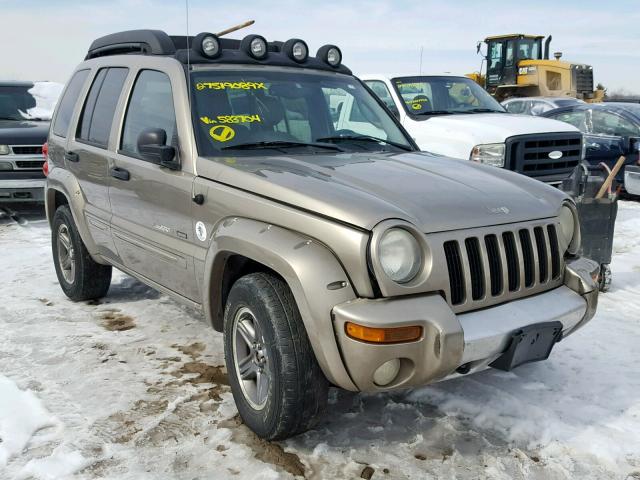 1J4GL38KX3W583704 - 2003 JEEP LIBERTY RE BEIGE photo 1
