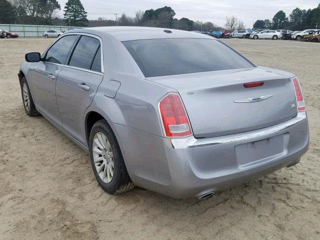 2C3CCAAG5EH182758 - 2014 CHRYSLER 300 GRAY photo 3