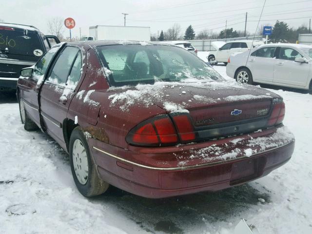 2G1WL52J211245515 - 2001 CHEVROLET LUMINA MAROON photo 3