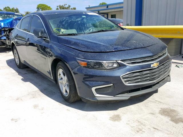 1G1ZB5ST1JF168677 - 2018 CHEVROLET MALIBU LS BLUE photo 1