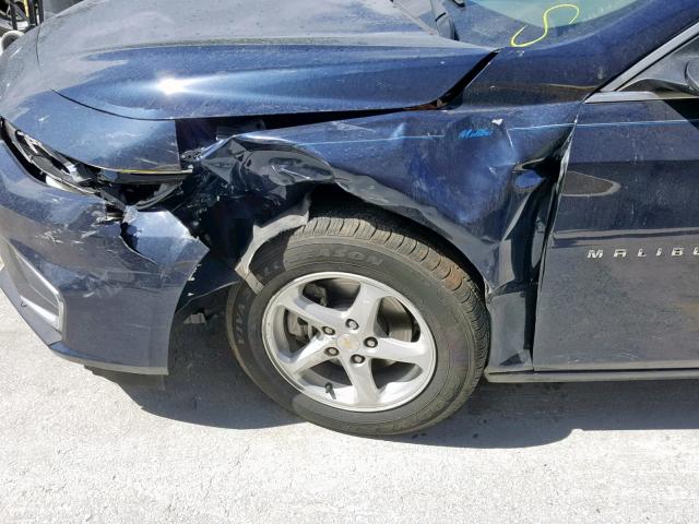 1G1ZB5ST1JF168677 - 2018 CHEVROLET MALIBU LS BLUE photo 9