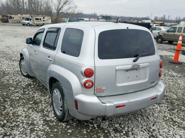 3GNBAAFW1BS638526 - 2011 CHEVROLET HHR LS Plata foto 3
