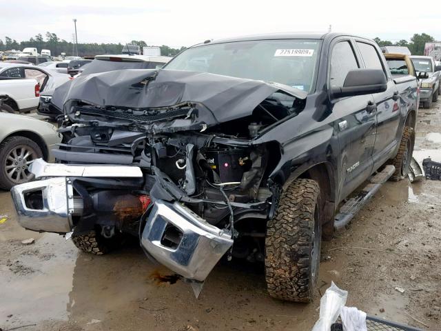 5TFEY5F18EX162422 - 2014 TOYOTA TUNDRA CRE BLACK photo 2