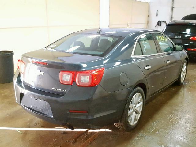 1G11F5SLXFF240341 - 2015 CHEVROLET MALIBU LTZ 灰色 照片 4