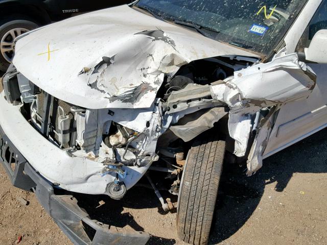 1GCDSCD90A8129252 - 2010 CHEVROLET COLORADO L WHITE photo 9