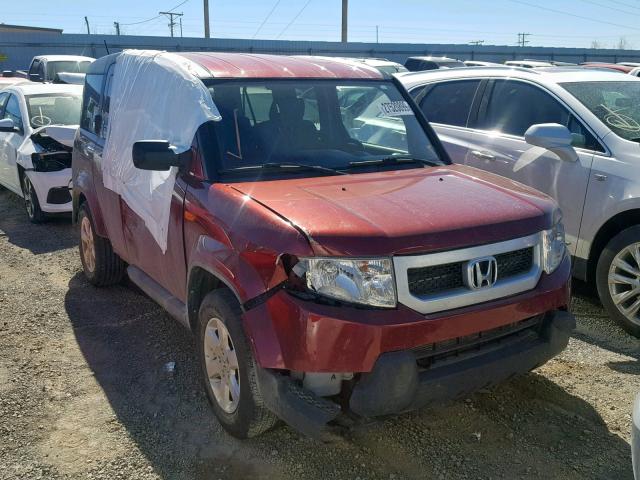 5J6YH28749L000131 - 2009 HONDA ELEMENT EX RED photo 1