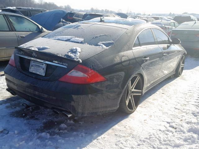 WDDDJ77XX7A087684 - 2007 MERCEDES-BENZ CLS 63 AMG BLACK photo 4