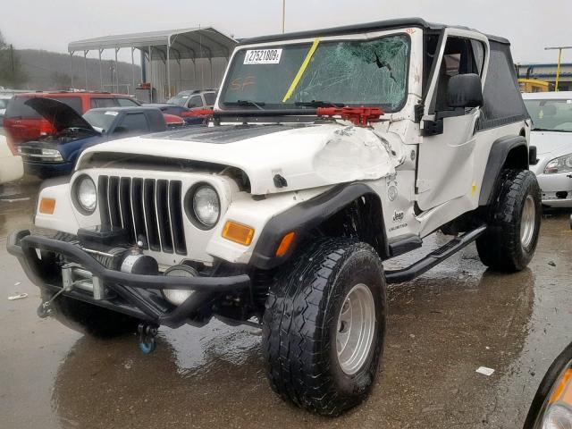 1J4FA44S76P751648 - 2006 JEEP WRANGLER / WHITE photo 2