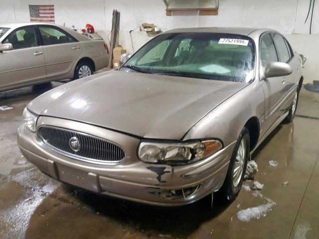 1G4HP54K02U294482 - 2002 BUICK LESABRE CU TAN photo 2