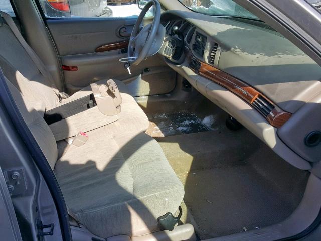 1G4HP54K02U294482 - 2002 BUICK LESABRE CU TAN photo 5