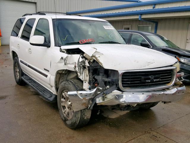 1GKEC13VX4R316926 - 2004 GMC YUKON WHITE photo 1