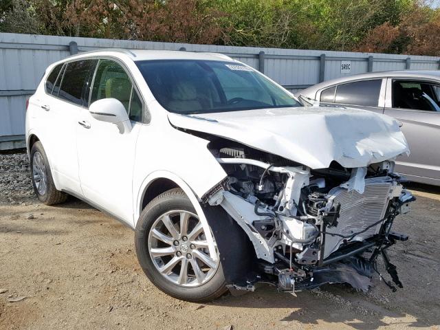 LRBFXCSA9KD020965 - 2019 BUICK ENVISION E WHITE photo 1