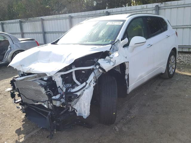 LRBFXCSA9KD020965 - 2019 BUICK ENVISION E WHITE photo 2