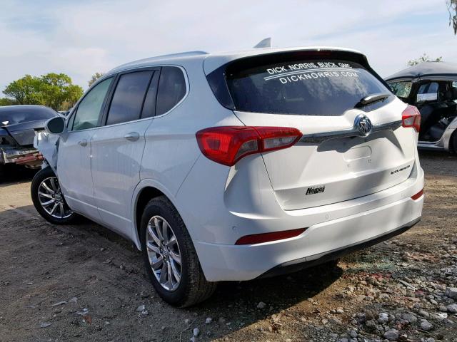 LRBFXCSA9KD020965 - 2019 BUICK ENVISION E WHITE photo 3