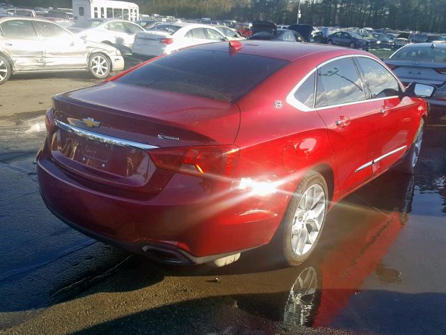 2G1125S37J9161061 - 2018 CHEVROLET IMPALA PRE RED photo 4