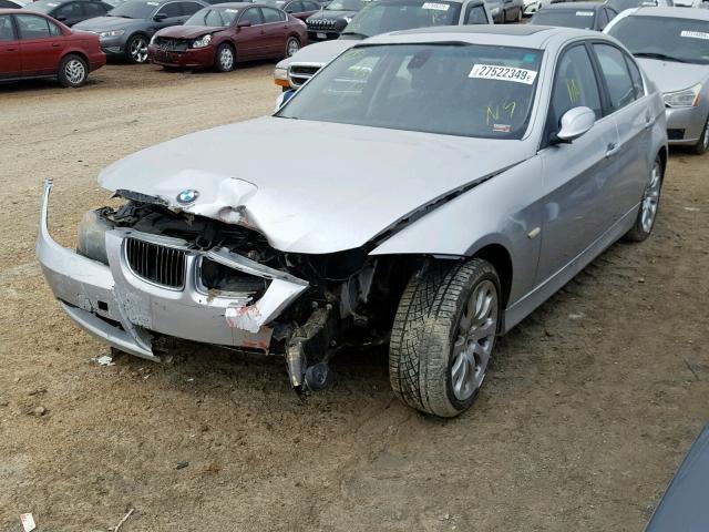 WBAVB33506KS37638 - 2006 BMW 330 I SILVER photo 2