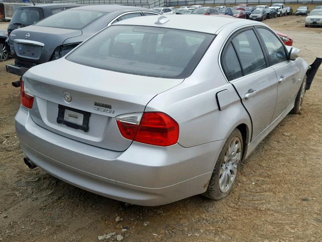 WBAVB33506KS37638 - 2006 BMW 330 I SILVER photo 4