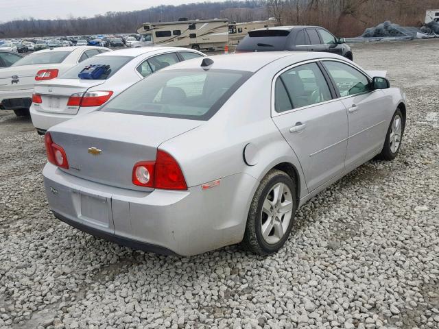 1G1ZB5E03CF118416 - 2012 CHEVROLET MALIBU LS SILVER photo 4