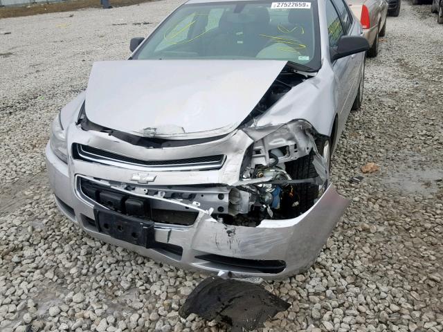 1G1ZB5E03CF118416 - 2012 CHEVROLET MALIBU LS SILVER photo 9