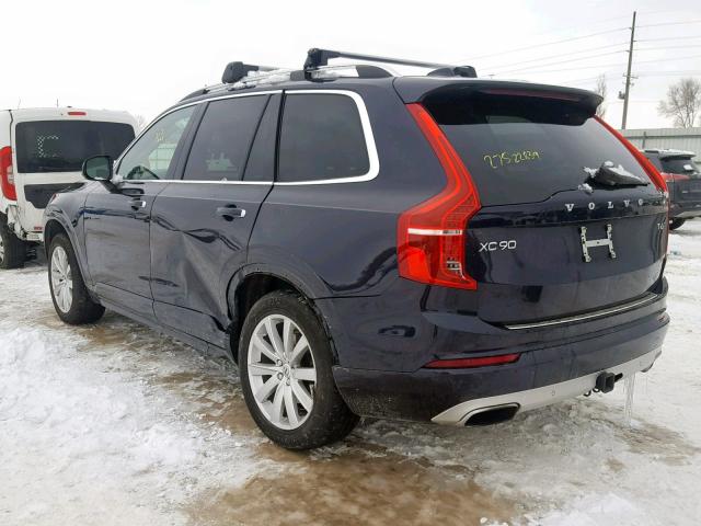 YV4A22PK1H1129773 - 2017 VOLVO XC90 T6 BLUE photo 3