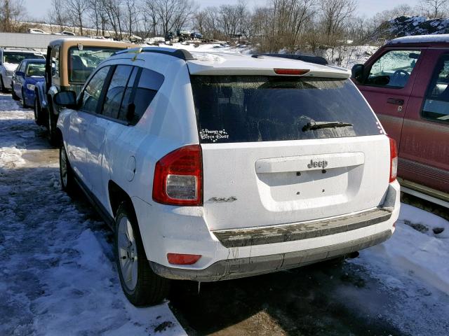 1C4NJDBB9DD253650 - 2013 JEEP COMPASS SP 白色 照片 3