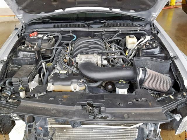 1ZVFT82H075314079 - 2007 FORD MUSTANG GT SILVER photo 7