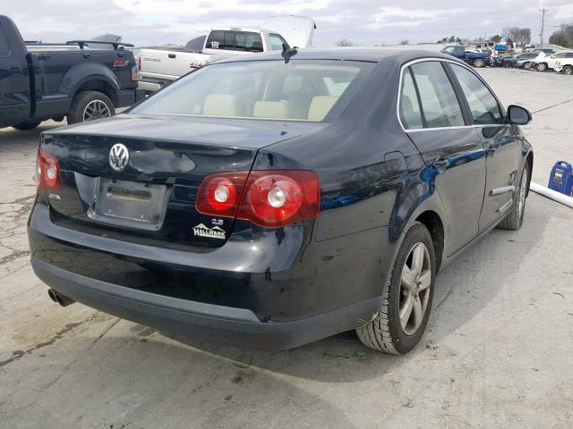 3VWRM71K48M042200 - 2008 VOLKSWAGEN JETTA SE BLACK photo 4