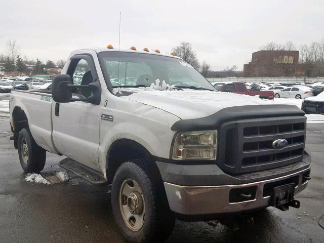 1FTWF31505EB41617 - 2005 FORD F350 SRW S WHITE photo 1