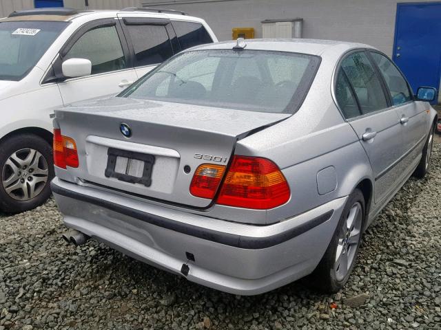 WBAEW53445PN38132 - 2005 BMW 330 XI SILVER photo 4