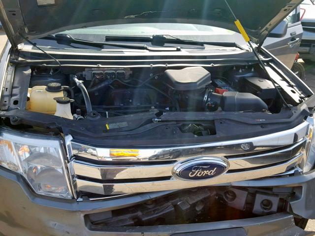 2FMDK4JC0ABA12348 - 2010 FORD EDGE SEL GRAY photo 7