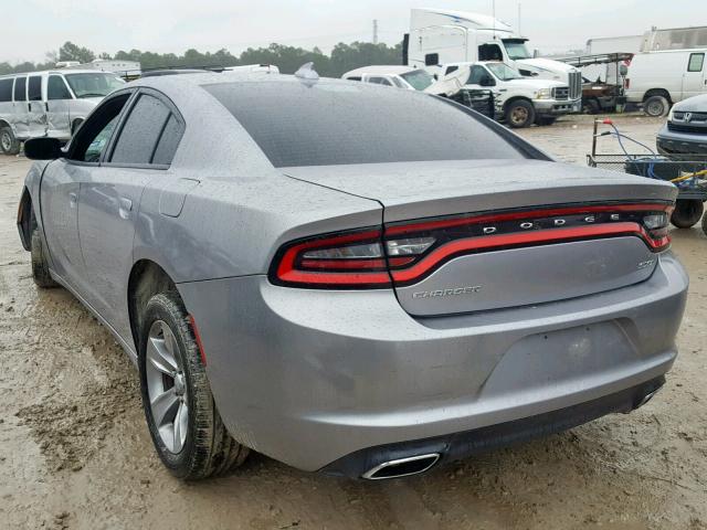 2C3CDXHG6GH257735 - 2016 DODGE CHARGER SX GRAY photo 3