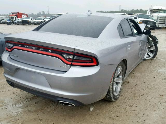 2C3CDXHG6GH257735 - 2016 DODGE CHARGER SX GRAY photo 4